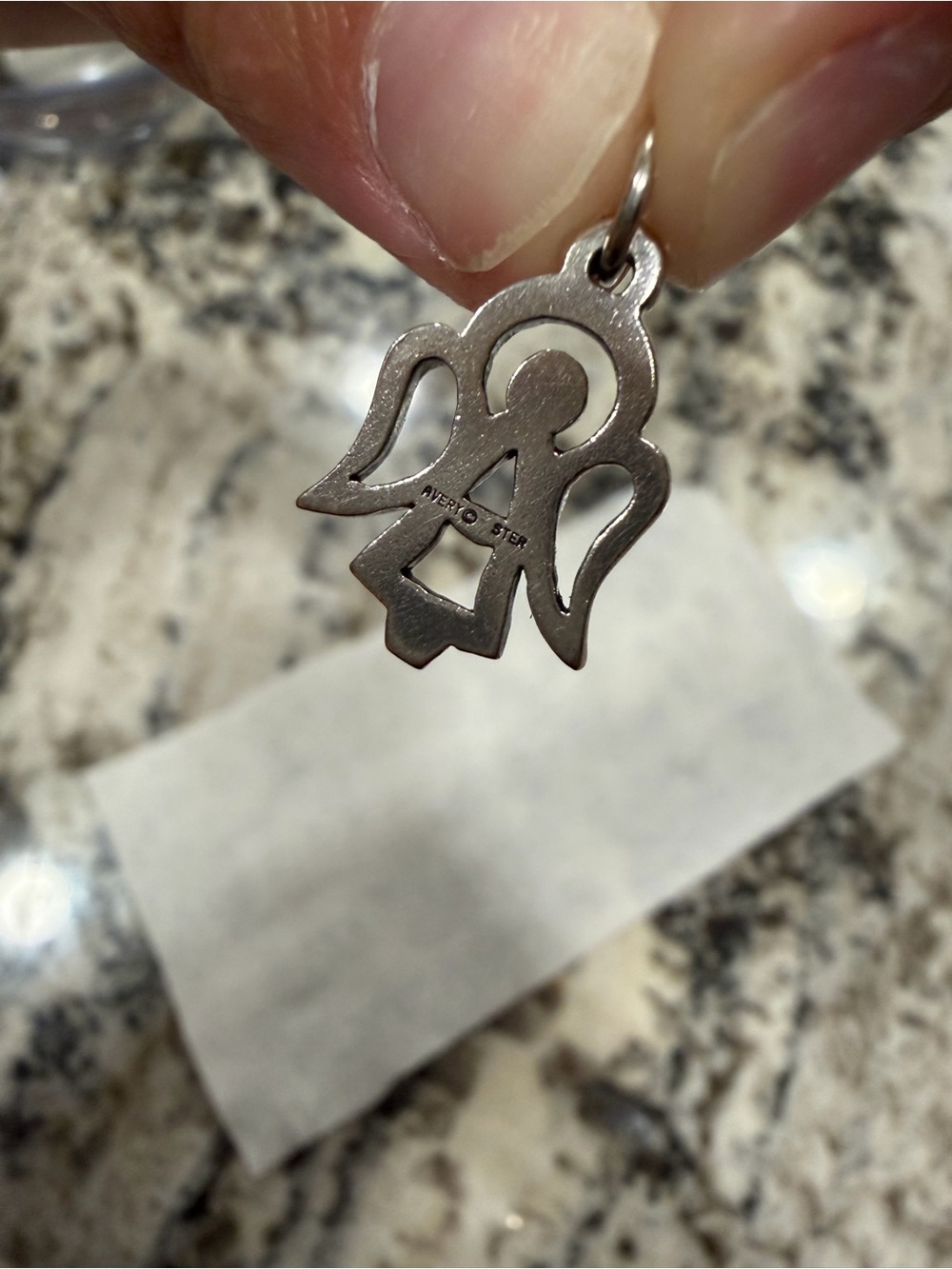 James Avery Silver Angel charm - Picture 5 of 6
